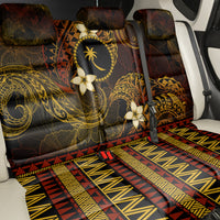 FSM Chuuk State Back Car Seat Cover Tribal Pattern Gold Version LT01