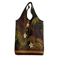 FSM Chuuk State Grocery Bag Tribal Pattern Gold Version