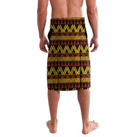 FSM Chuuk State Lavalava Tribal Pattern Gold Version LT01 - Polynesian Pride