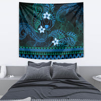 FSM Pohnpei State Tapestry Tribal Pattern Ocean Version