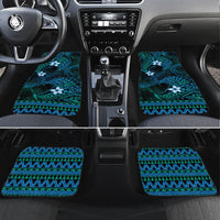 FSM Yap State Car Mats Tribal Pattern Ocean Version