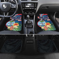 Guam Fourth of July Car Mats Tropical Flowers