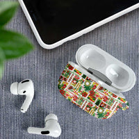 Hawaiian Santa Christmas Pattern AirPods Case White Version - Polynesian Pride