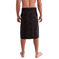 New Zealand Tuatara Plumeria Lavalava Maori Purple Koru Tribal Tattoo LT01 - Polynesian Pride