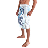 Blue Maori Tuatara Lavalava Luxury Pastel Pattern LT01 - Polynesian Pride