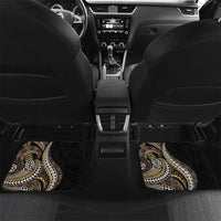 Hawaii Pineapple Brown Tribal Pattern Car Mats - Polynesian Pride