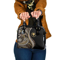 Hawaii Pineapple Brown Tribal Pattern Shoulder Handbag - Polynesian Pride