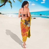 American Samoa Fautasi Race Sarong Aeto Pago Pago with Eagle Samoan Tribal Patterns
