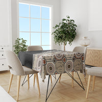 Tukenny Pattern Fijian War Clubs Mix Tapa Tribal Tablecloth LT03 - Polynesian Pride