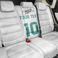 Custom New Zealand Football Back Car Seat Cover Go All Silver Ferns - Towards World Cup 2026