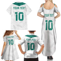 Custom New Zealand Football Family Matching Summer Maxi Dress and Hawaiian Shirt Go All Silver Ferns - Towards World Cup 2026