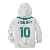 Custom New Zealand Football Kid Hoodie Go All Silver Ferns - Towards World Cup 2026