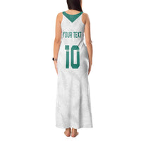 Custom New Zealand Football Tank Maxi Dress Go All Silver Ferns - Towards World Cup 2026