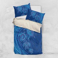 Hawaiian Turtles and Polynesian Art Tattoo Bedding Set Ocean Abyss