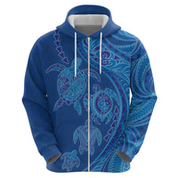 Hawaiian Turtles and Polynesian Art Tattoo Hoodie Ocean Abyss