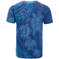 Hawaiian Turtles and Polynesian Art Tattoo T Shirt Ocean Abyss