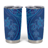 Hawaiian Turtles and Polynesian Art Tattoo Tumbler Cup Ocean Abyss