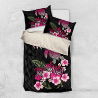 Hawaiian Hibiscus Turtle and Tropical Flower Bedding Set Sweet Vibe