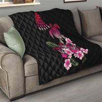 Hawaiian Hibiscus Turtle and Tropical Flower Quilt Sweet Vibe