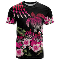 Hawaiian Hibiscus Turtle and Tropical Flower T Shirt Sweet Vibe