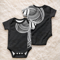 Samoan Art Tattoo Polynesian Pattern Baby Onesie