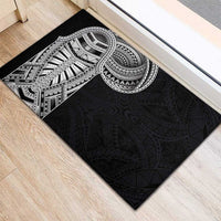 Samoan Art Tattoo Polynesian Pattern Rubber Doormat