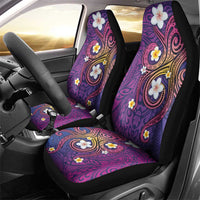 Hawaiian Octopus Tattoo and Frangipani Car Seat Cover