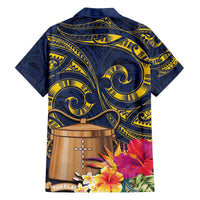 Tokelau Tokehega Day Family Matching Puletasi and Hawaiian Shirt Coat of Arms with Polynesian Tattoo and Hibiscus LT03 - Polynesian Pride