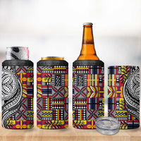 Niue Hiapo and Maori Decoration Tattoos 4 in 1 Can Cooler Tumbler - Polynesian Pride