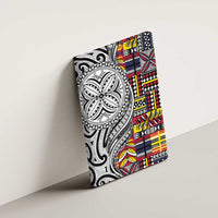 Niue Hiapo and Maori Decoration Tattoos Canvas Wall Art - Polynesian Pride