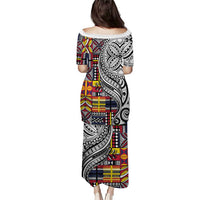 Niue Hiapo and Maori Decoration Tattoos Puletasi - Polynesian Pride