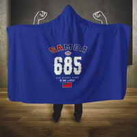 Toa Samoa Rugby Hooded Blanket Six Eight Five to The World