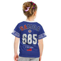 Toa Samoa Rugby Kid T Shirt Six Eight Five to The World