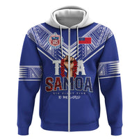 Toa Samoa Rugby Zip Hoodie Six Eight Five to The World