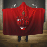 Mate Ma'a Tonga Rugby Hooded Blanket Six Seven Six to The World