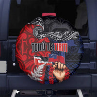 Aotearoa and Samoa Toitu Te Tiriti Spare Tire Cover Honour the Treaty - Te Tiriti Is Us