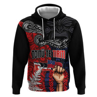 Aotearoa and Samoa Toitu Te Tiriti Zip Hoodie Honour the Treaty - Te Tiriti Is Us