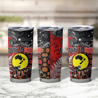 Aotearoa and Australia Toitu Te Tiriti Tumbler Cup Honour the Treaty - Te Tiriti Is Us