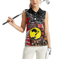 Aotearoa and Australia Toitu Te Tiriti Women Sleeveless Polo Shirt Honour the Treaty - Te Tiriti Is Us LT03 - Polynesian Pride