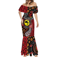 Aotearoa and Australia Toitu Te Tiriti Mermaid Dress Honour the Treaty - Stand Together Stand Stronger LT03 - Polynesian Pride
