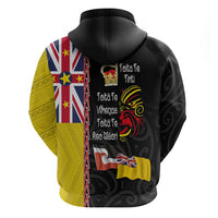 Aotearoa and Niue Toitu Te Tiriti Hoodie Honour the Treaty - Fight Together Stand Together
