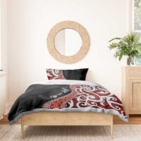 Aotearoa Maori Stylized Koru - Silver Ferns Bedding Set
