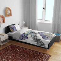 Traditional Art Hawaiian Kakau Tattoos Bedding Set Graffiti Style - Polynesian Pride