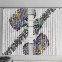 Traditional Art Hawaiian Kakau Tattoos Window Curtain Graffiti Style - Polynesian Pride