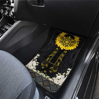 Flores de Mayo and Filipino Fiesta Car Mats The Sun-Jasmine and Polynesian Yakan Tattoo Barong Style