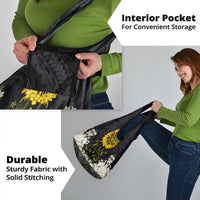 Flores de Mayo and Filipino Fiesta Grocery Bag The Sun-Jasmine and Polynesian Yakan Tattoo Barong Style