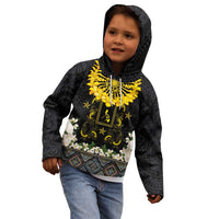 Flores de Mayo and Filipino Fiesta Kid Hoodie The Sun-Jasmine and Polynesian Yakan Tattoo Barong Style