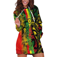 Aotearoa Reggae Hoodie Dress Maori Reggae-One Love
