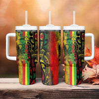 Aotearoa Reggae Tumbler With Handle Maori Reggae-One Love