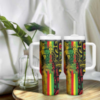 Aotearoa Reggae Tumbler With Handle Maori Reggae-One Love